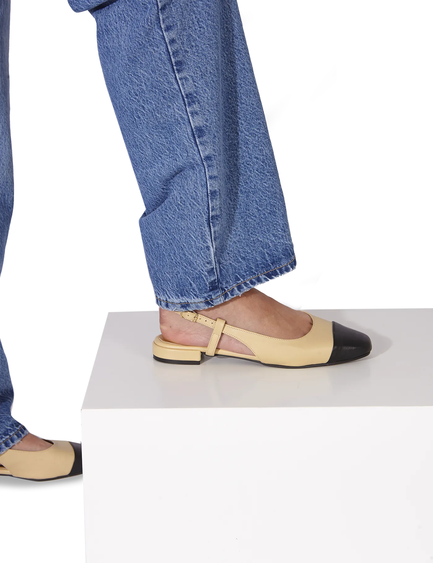 Stiletto Mini Daphne Cream & Black