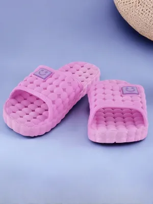 Stylish Purple Fashion-Forward Sliders for Girls