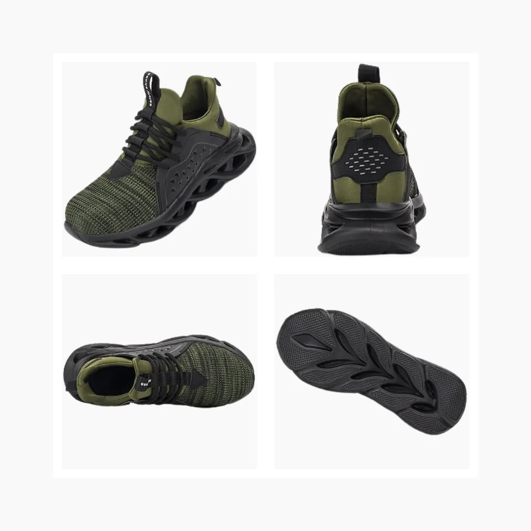 Sweat Absorbent, Anti-Piercing : Safety Shoes for Men