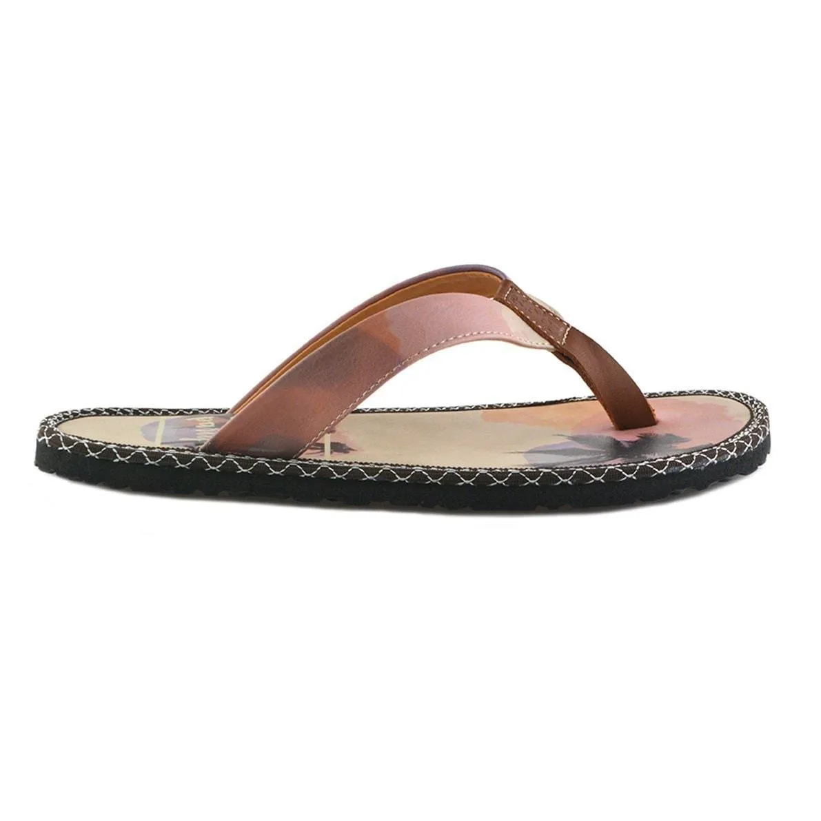 Tan & Bush Summer Beach Party Flip-Flop CAL414