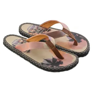 Tan & Bush Summer Beach Party Flip-Flop CAL414