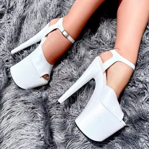 The Glitterati Stiletto - Snow Kween - 8INCH