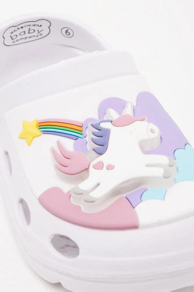 Unicorn Light Clog White
