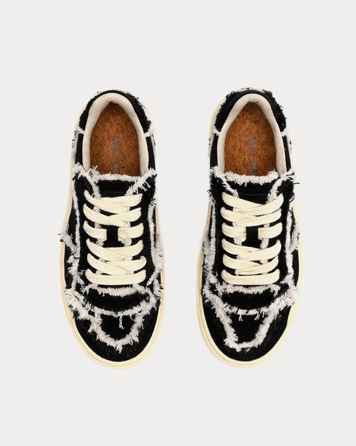 Urban Basketball Canvas Black Low Top Sneakers