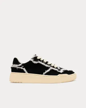 Urban Basketball Canvas Black Low Top Sneakers
