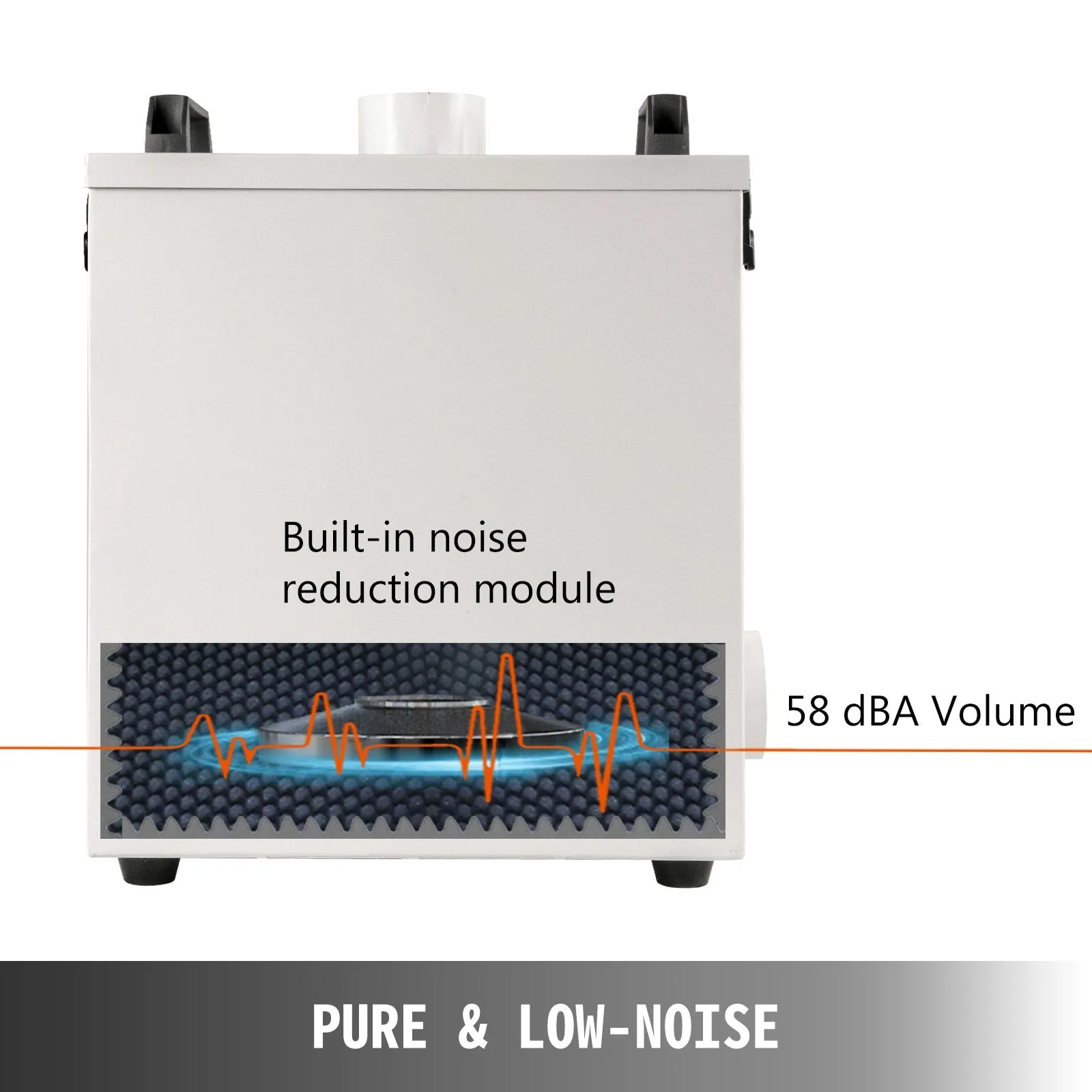 Vevor Pure Air Fume Extractor 180m³/H Smoke Purifier Absorber 80W 110V New