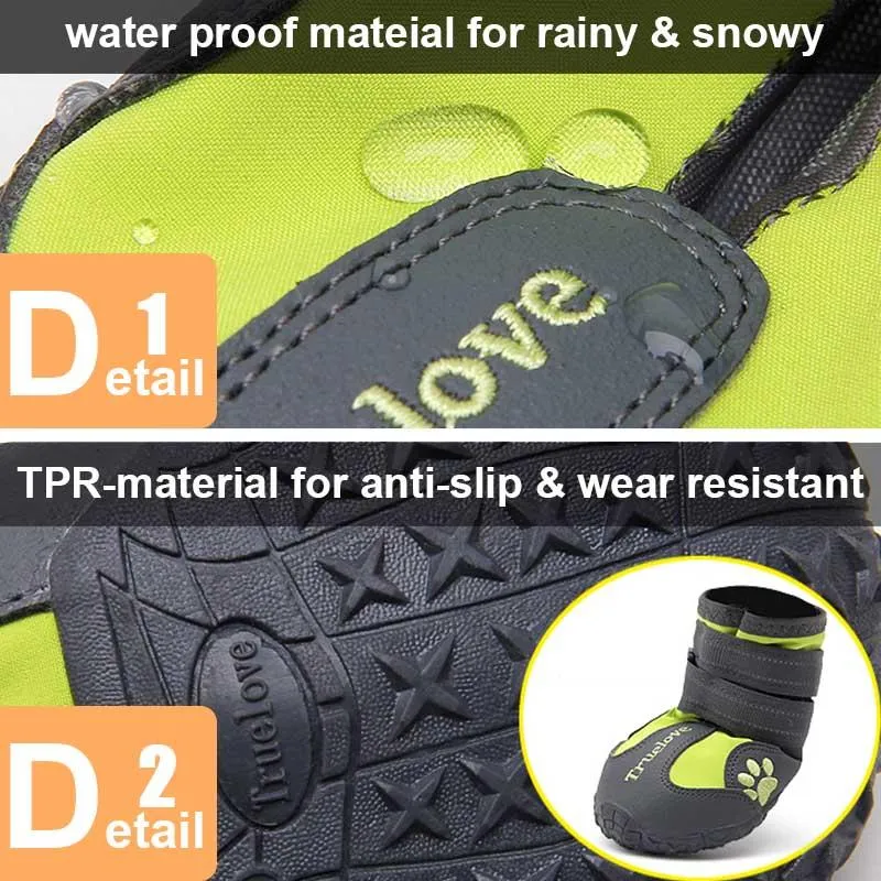 Waterproof Dog Shoes - Breathable - Reflector