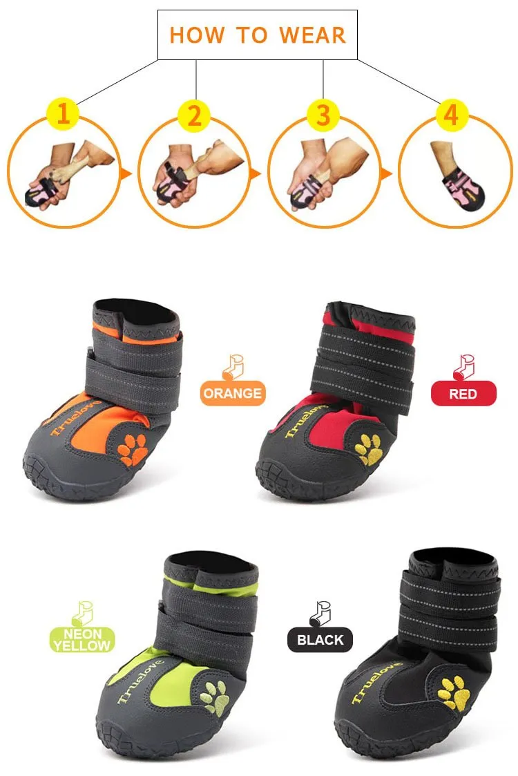 Waterproof Dog Shoes - Breathable - Reflector